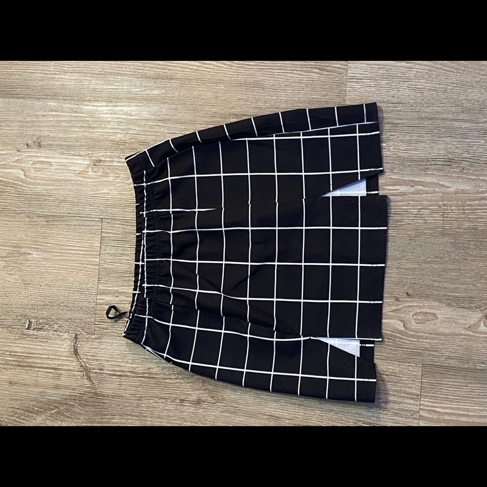 Checkered skirt